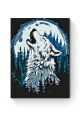 Картина по номерам на подрамнике «Волчий вой» 90x70 см