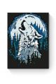 Картина по номерам на подрамнике «Волчий вой» 80x60 см