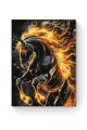 Картина по номерам на подрамнике «Огненный конь» 90x70 см