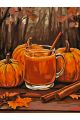 Картина по номерам без подрамника «Осенний пунш» 130x100 см