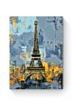 Картина по номерам на подрамнике «Башня Парижа» 90x70 см