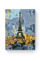 Картина по номерам на подрамнике «Башня Парижа» 80x60 см