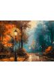 Картина по номерам на подрамнике «Осенний парк» 90x70 см