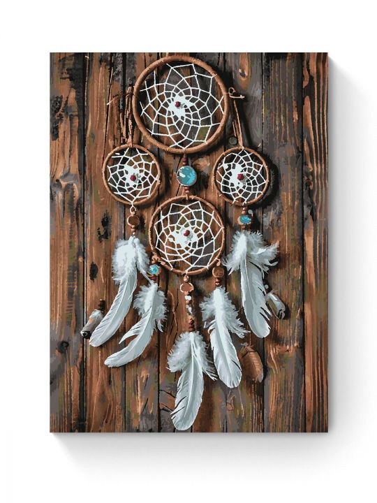 Картина по номерам на подрамнике «Ловец снов» 90x70 см