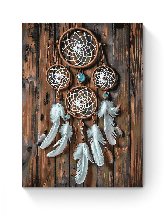 Картина по номерам на подрамнике «Ловец снов» 80x60 см