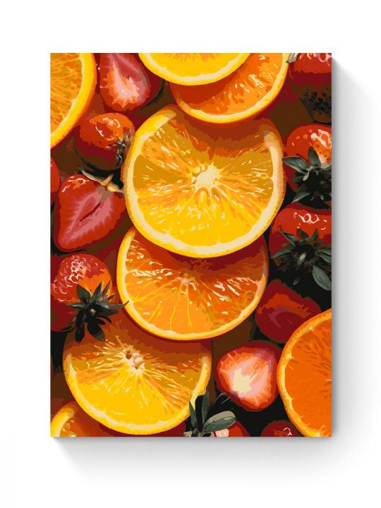 Картина по номерам на подрамнике «Яркий вкус» 90x70 см