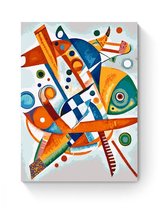 Картина по номерам на подрамнике «Аквариум» 90x70 см