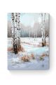Картина по номерам на подрамнике «Зимний лес» 80x60 см