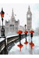 Картина по номерам без подрамника «Лондон» 80x60 см