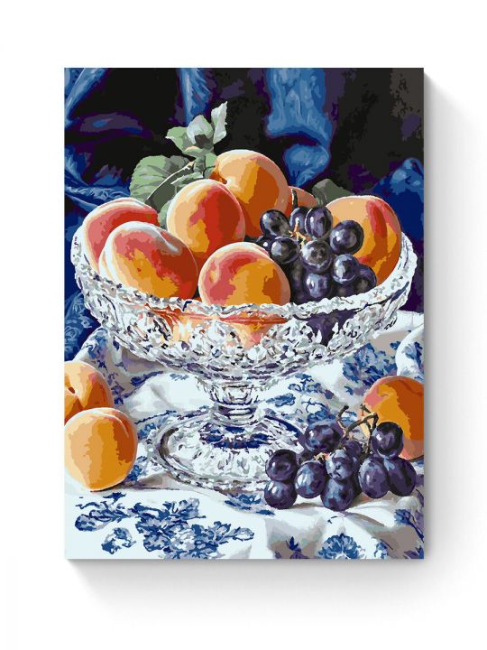 Картина по номерам на подрамнике «Персики» 80x60 см