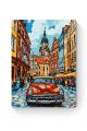 Картина по номерам на подрамнике «Ретро-авто» 90x70 см