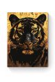 Картина по номерам на подрамнике «Золотой тигр» 90x70 см