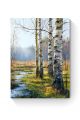 Алмазная мозаика на подрамнике «Весна в лесу» 90x70 см