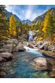 Алмазная мозаика без подрамника «Горная речка» 70x50 см