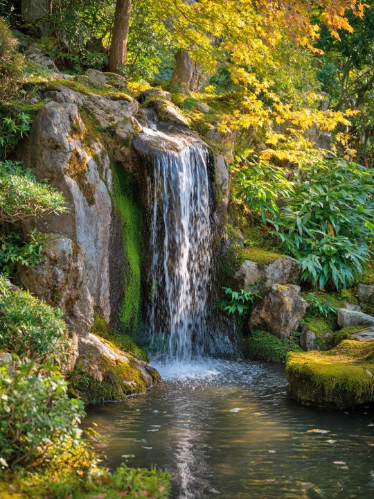 Алмазная мозаика без подрамника «Уголок природы» 40x30 см