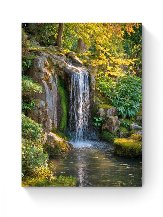 Алмазная мозаика на подрамнике «Уголок природы» 70x50 см