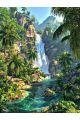 Алмазная мозаика без подрамника «Райский остров» 130x100 см