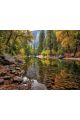 Алмазная мозаика без подрамника «Лесная речка» 40x30 см
