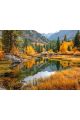Алмазная мозаика без подрамника «Осень в горах» 70x50 см