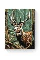 Картина по номерам на подрамнике «Олень в лесу» 35x25 см