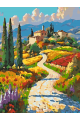 Картина по номерам без подрамника «Виды Тосканы» 25x20 см