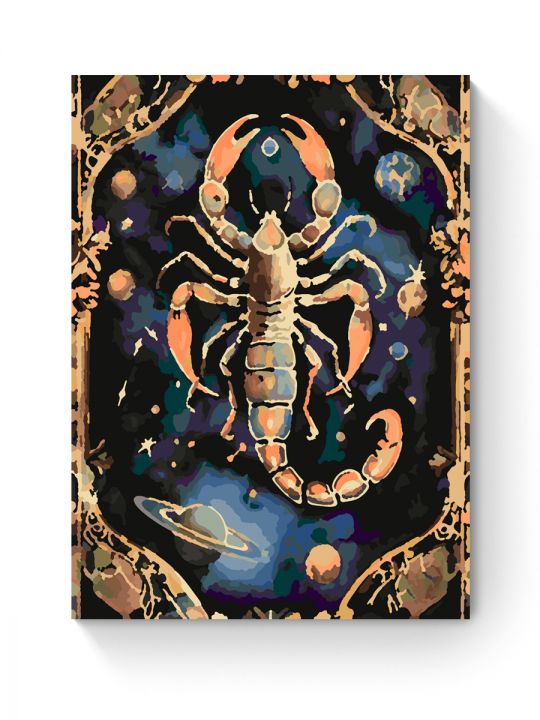 Картина по номерам на подрамнике «Скорпион» 25x20 см
