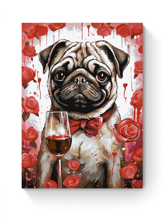 Картина по номерам на подрамнике «Момпсик» 90x70 см