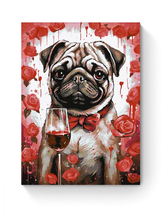 Картина по номерам на подрамнике «Момпсик» 80x60 см