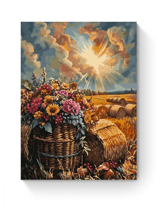 Картина по номерам на подрамнике «Краски осени» 80x60 см