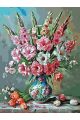 Картина по номерам без подрамника «Гладиолусы» 130x100 см
