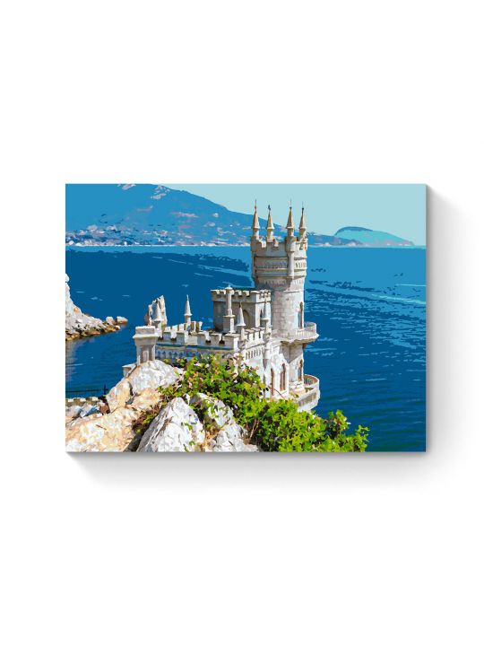 Картина по номерам на подрамнике «Мыс Ай-Тодор» 90x70 см