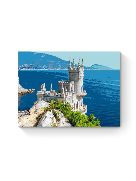 Картина по номерам на подрамнике «Мыс Ай-Тодор» 80x60 см