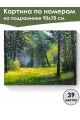 Картина по номерам на подрамнике «Лесная поляна» 90x70 см