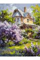 Картина по номерам на подрамнике «Летний дом» 90x70 см
