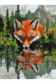 Картина по номерам без подрамника «Тотем лисы» 130x100 см