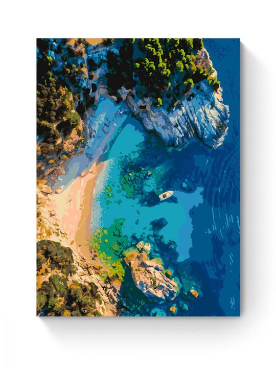 Картина по номерам на подрамнике «Над морем» 90x70 см