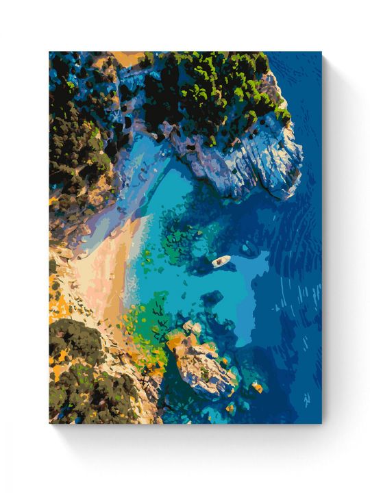 Картина по номерам на подрамнике «Над морем» 80x60 см