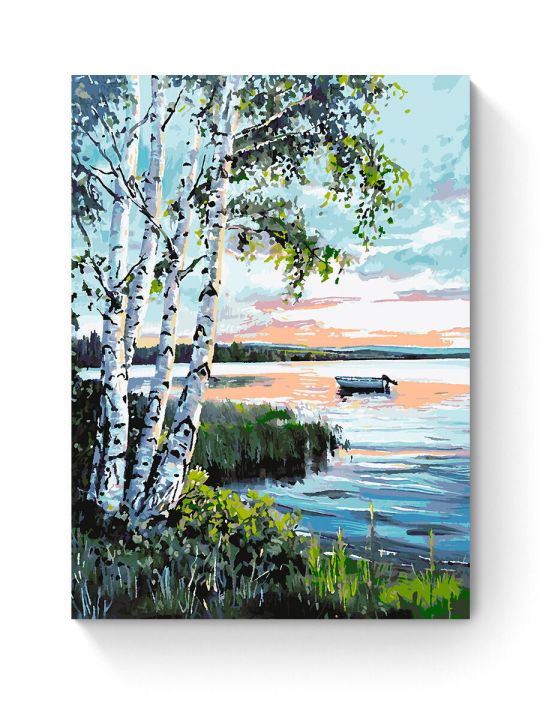 Картина по номерам на подрамнике «Рассвет» 90x70 см