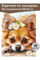 Картина по номерам без подрамника «Чихуахуа» 80x60 см