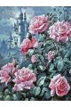 Картина по номерам на подрамнике «Замок роз» 90x70 см