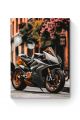 Картина по номерам на подрамнике «Мотоцикл» 90x70 см