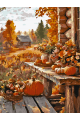 Картина по номерам на подрамнике «Дары осени» 35x25 см