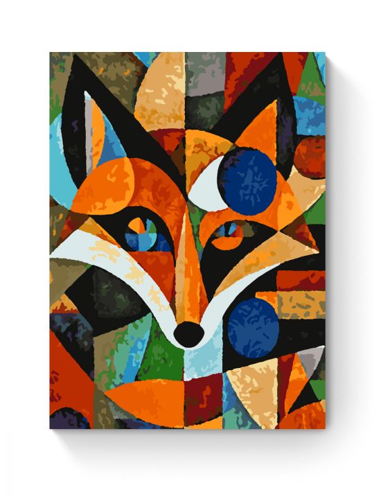 Картина по номерам на подрамнике «Лиса» 25x20 см