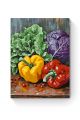 Картина по номерам на подрамнике «Спелые овощи» 35x25 см