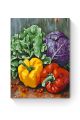 Картина по номерам на подрамнике «Спелые овощи» 25x20 см