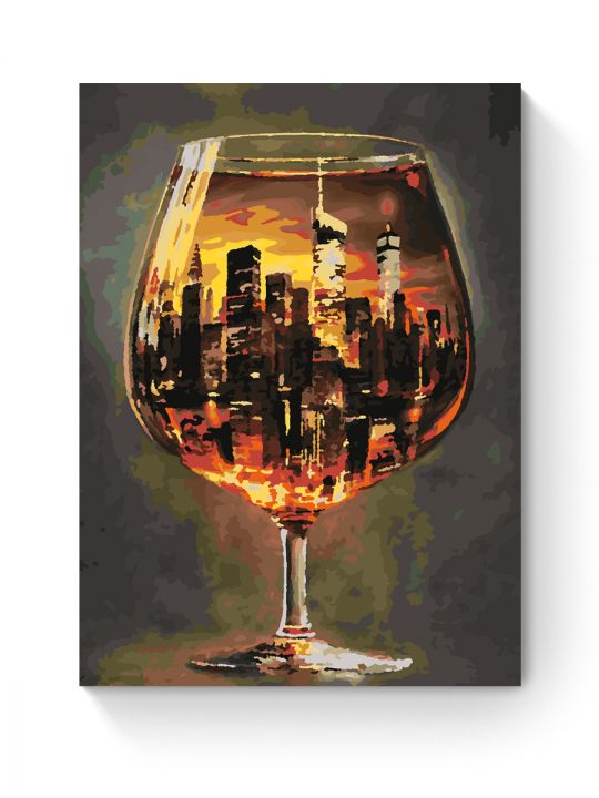 Картина по номерам на подрамнике «Отражение» 35x25 см