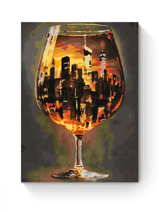 Картина по номерам на подрамнике «Отражение» 25x20 см