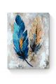 Картина по номерам на подрамнике «Перья птиц» 35x25 см