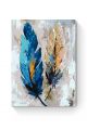 Картина по номерам на подрамнике «Перья птиц» 25x20 см