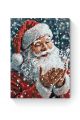 Картина по номерам на подрамнике «Дед Мороз» 25x20 см